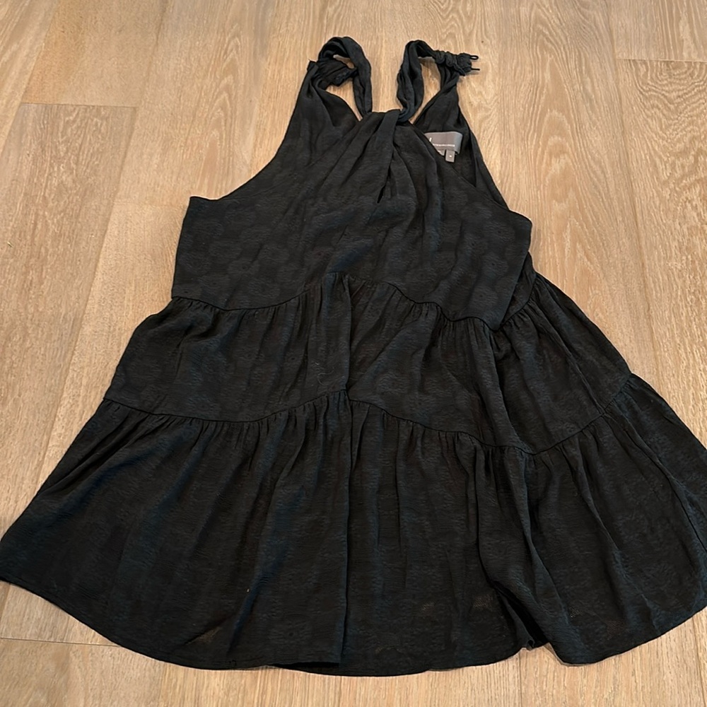 ANTHROPOLOGIE BLACK BLOUSE MEDIUM